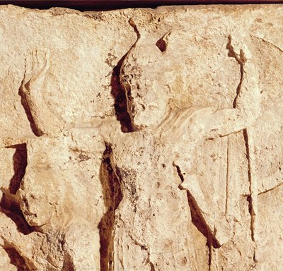 Fregio che raffigura un generale greco all